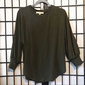 LOFT • Olive Rounded L/S
